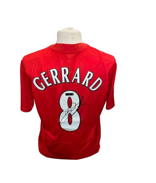 Steven Gerrard Liverpool finale champions league 2004-2005 shirt met certificaat