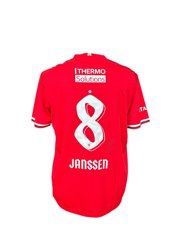 Theo Janssen gesigneerd FC Twente 2024-2025 shirt met fotobewijs