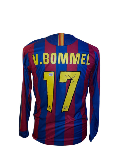 Mark van Bommel gesigneerd FC Barcelona 2005-2006 shirt met certificaat