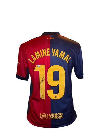 Lamine Yamal gesigneerd FC Barcelona 2024-2025 shirt met certificaat
