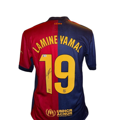 Lamine Yamal gesigneerd FC Barcelona 2024/2025 shirt met certificaat