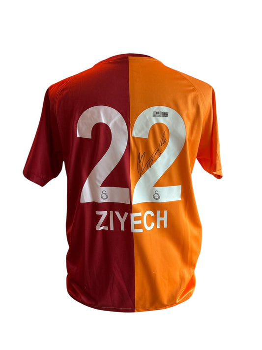 Hakim Ziyech gesigneerd Galatasaray 2023-2024 shirt met certificaat