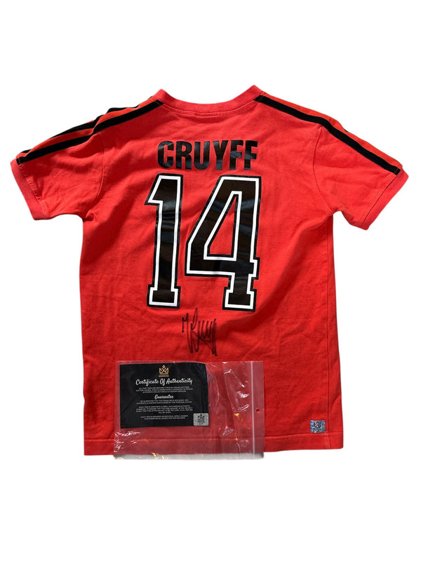 Johan Cruijff gesigneerd Nederlands elftal 1974 met echtheidscertificaat