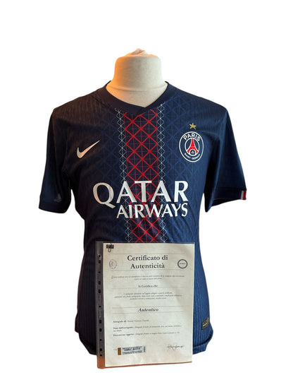 Ousmane Dembélé signed Paris Saint Germain 2025-2026 shirt with certificate of authenticity