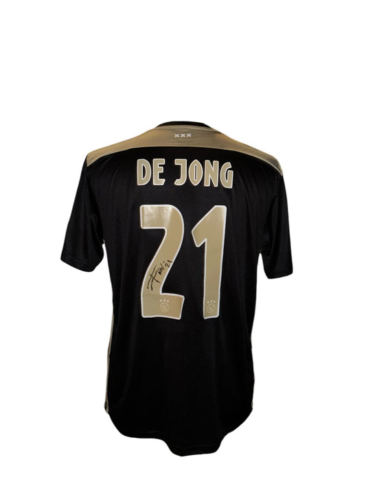 Frenkie de Jong gesigneerd Ajax 2018-2019 shirt