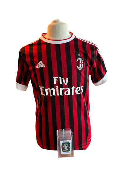 Alessandro Nesta signed AC Milan 2011-2012 shirt with certificate of authenticity